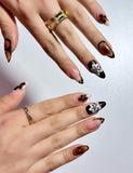 Brown Floral